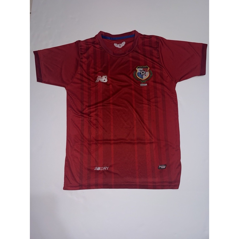 New Balance Panama Fepafut Copa America Soccer Jersey Mens XL Red Football Kit